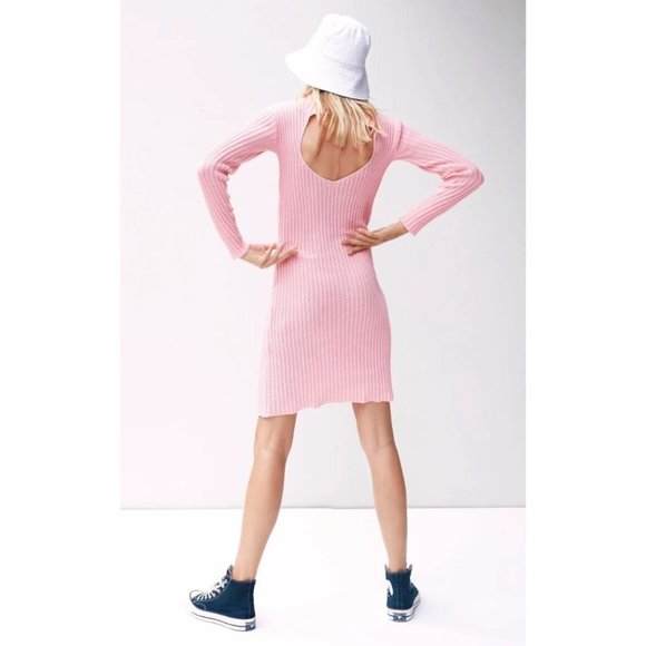 RUE STIIC Charli Pink Knit Dress Sz S NEW - Picture 6 of 6